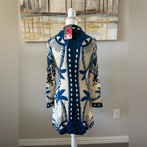 Anthropologie farm rio long sleeve blazer dress - Picture 5 of 7